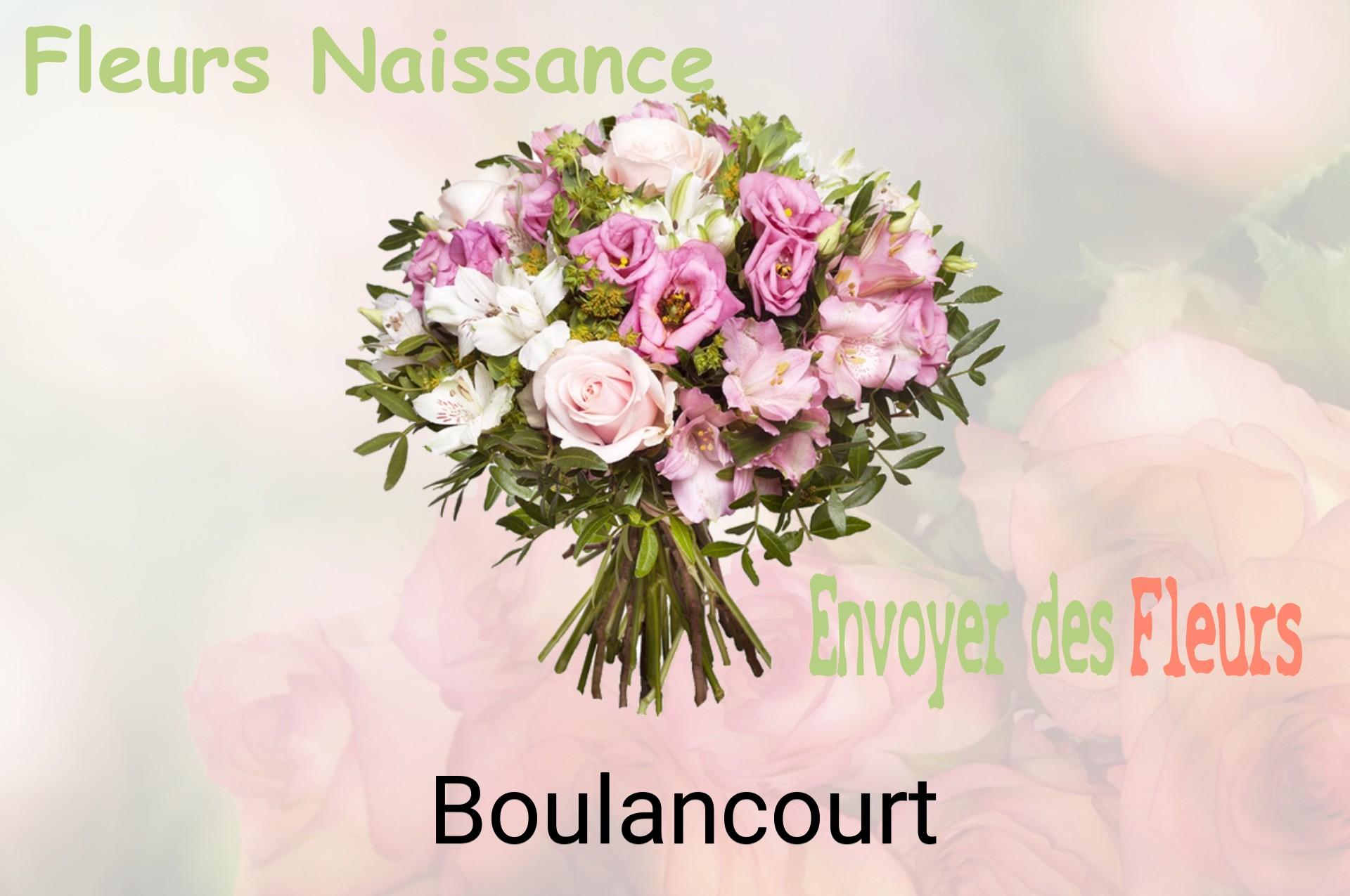 Bouquet de fleurs de naissance livré à Boulancourt